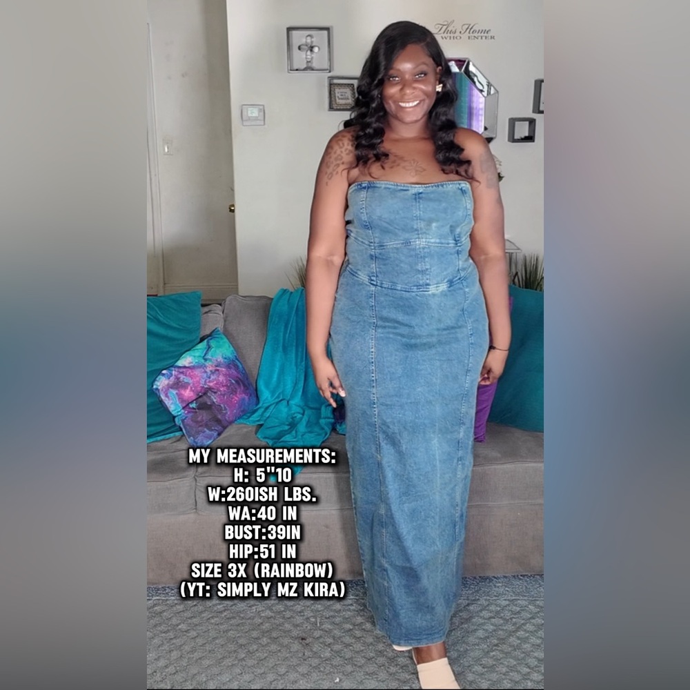 Denim dress